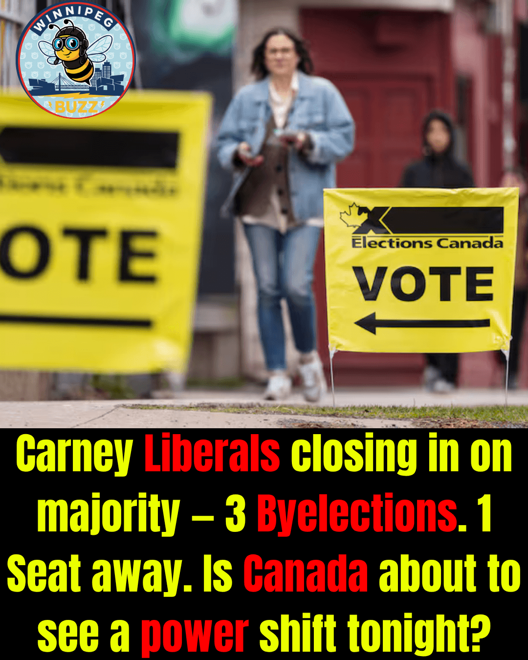 Carney Liberals on Verge of Majority as Three Byelections Could Shift Canada’s Political Balance