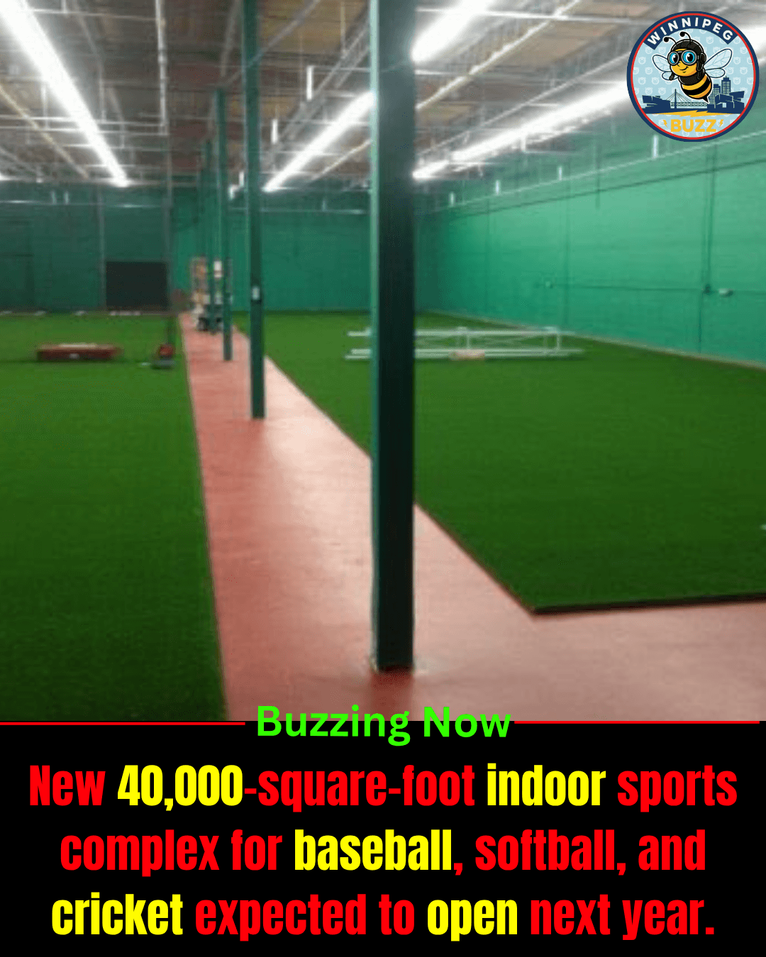 40,000-Square-Foot Indoor Sports Facility for Baseball, Softball and Cricket Set to Open Next Year