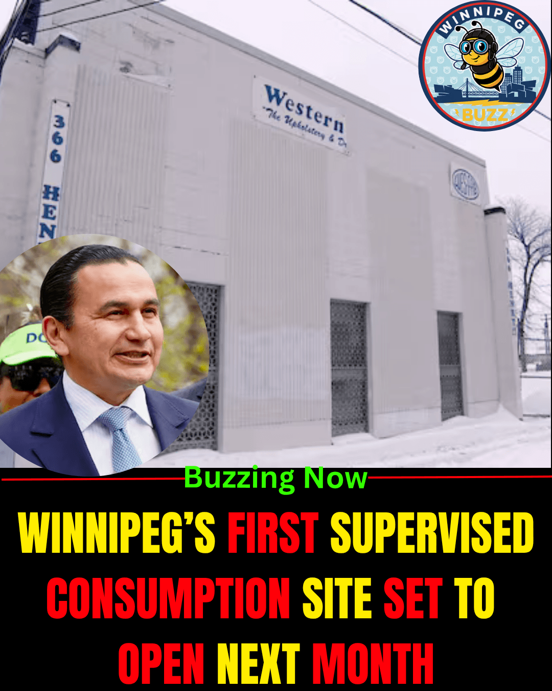 Manitoba’s First Supervised Consumption Site Expected to Open in Winnipeg Next Month After Delays and Debate