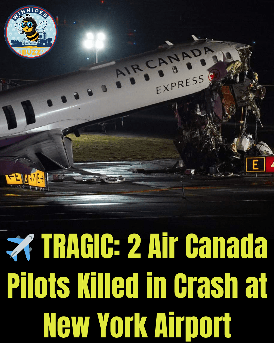 Two Air Canada Pilots Killed After Runway Collision at New York’s LaGuardia Airport