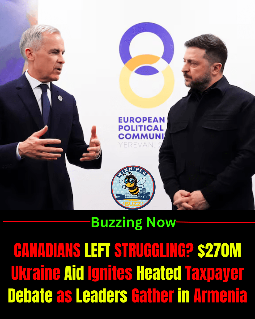 Canada Commits $270M to Ukraine as Debate Grows Over Domestic Priorities and Global Spending
