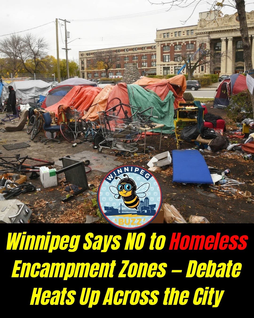 Winnipeg Rejects Designated Homeless Encampments as City Faces Growing Housing Crisis