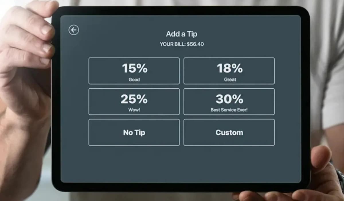 Customers reacting to rising tipping expectations in Canada restaurants and services