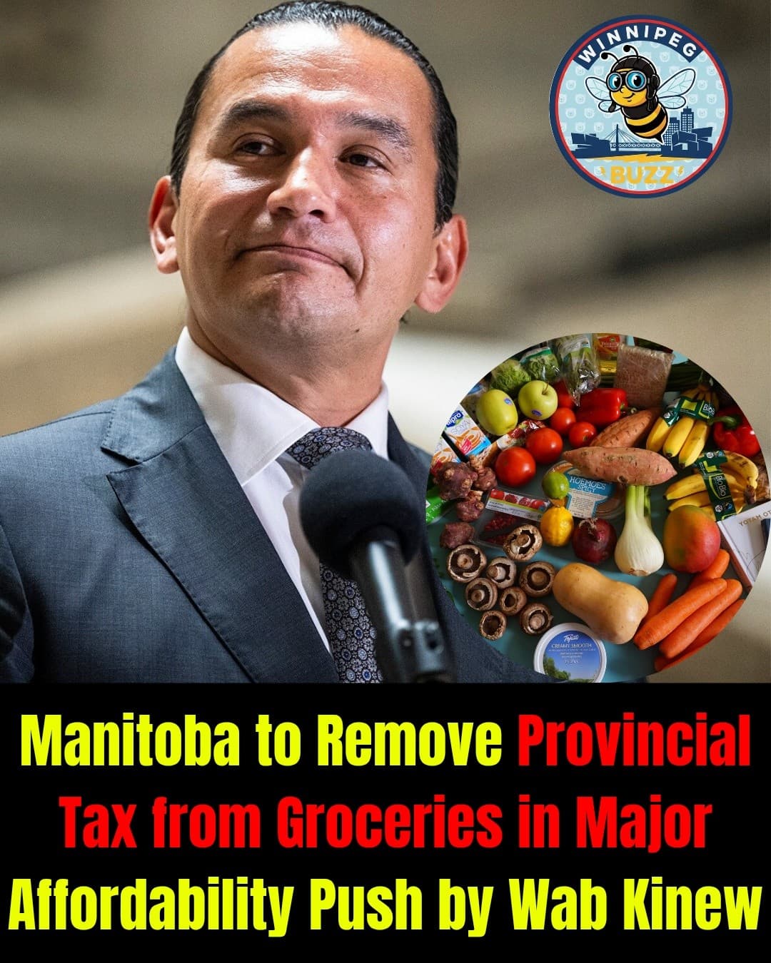 Manitoba to Remove Provincial Tax From All Grocery Food Items Starting July 1