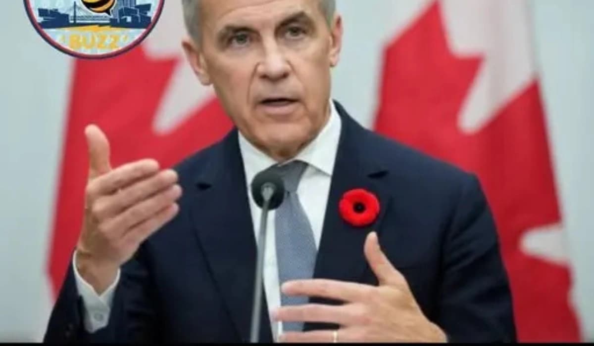 Mark Carney speaking about Canada policy changes amid rising U.S. trade pressure